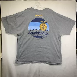 Agriculture Education FFA Graphic T-Shirt Mens Size 2XL Heritage Tractor - Picture 1 of 18