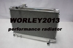3 rows aluminum radiator for Supra MA70 MK3 3.0 Turbo 7M-GTE 1987-1992 manual - Imagen 1 de 9