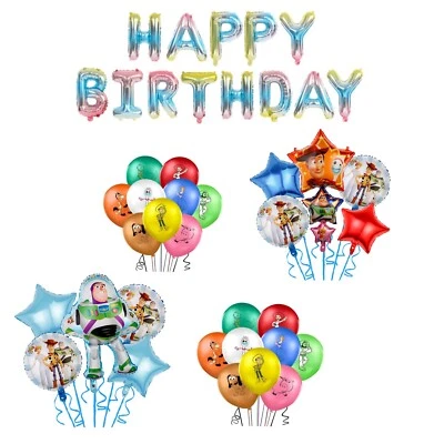 toy stories Balloons Happy birthday KIDS banner Foil balloon party set decor  AU - image 1 of 4