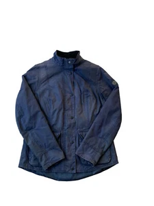 Chaqueta de cera Barbour Newquay para mujer Uk12 azul caminar al aire libre - Imagen 1 de 10