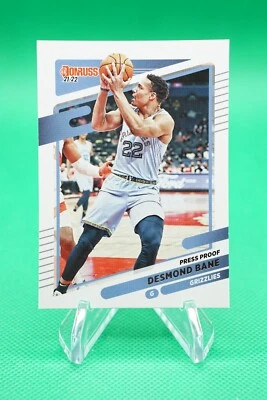2021-22 Donruss Base Press Proof Silver #44 Desmond Bane Memphis Grizzlies CDW - Image 1 of 2