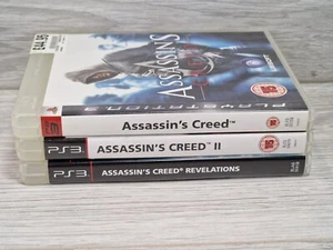 PS3 Assassin's Creed 1 2 RevelationsGames Bundle PlayStation 3 Free UK Post VGC - Picture 1 of 13