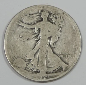 Medio dólar Walking Liberty 1921 buena plata 50c - Imagen 1 de 4