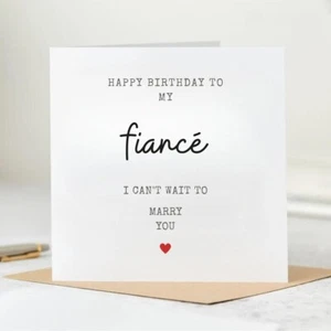 Personlised birthday card to my everything | card for husband fiance 6x6 - Picture 1 of 2