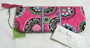 Vera Bradley CUPCAKES ROSA Pinsel & Federmäppchen Kosmetiketui für GELDBÖRSE Beuteltasche RUCKSACK - Bild 1 von 3