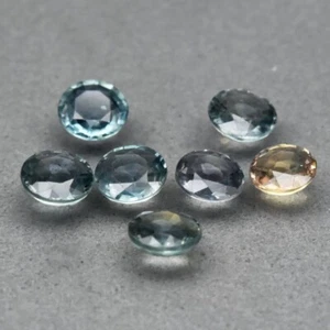 2.68 Ct/ 7 Pcs Natural Sapphire Multi-Color Unheated Round 4.2x 4.6 mm Gemstone - Picture 1 of 3
