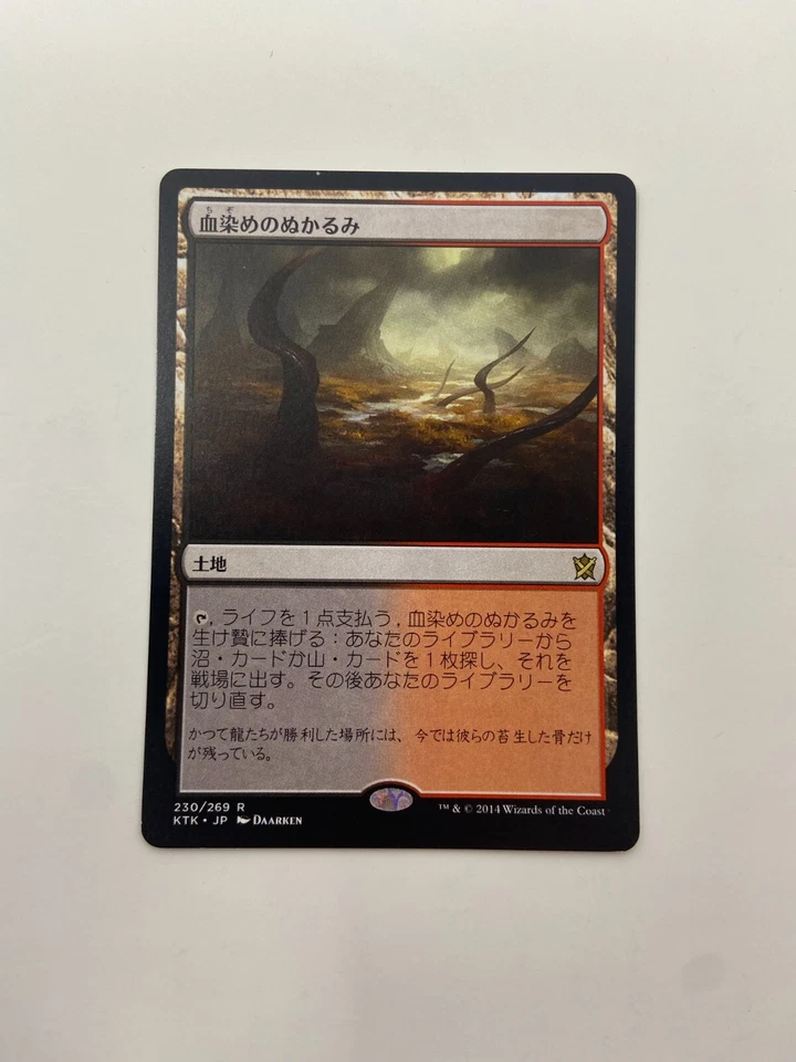 Bloodstained Mire - Khans of Tarkir - MTG - LP - Japanese - Magic - Image 1 of 2