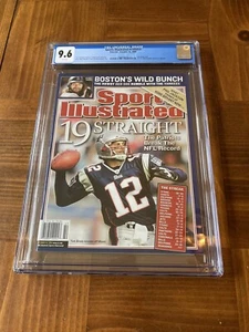 Tom Brady Sports Illustrated CGC 9.6 White (Patriots 19 Straight Wins-2004) #019 - Picture 1 of 3