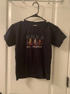 Island Tees Jungen Kurzarm T-Shirt St. Thomas Shirt Rundhals Gr. 10/12 - Bild 1 von 7