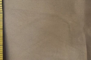 KHAKI COTTON POLY BLEND TWILL BOTTOM WEIGHT FABRIC 14X59 + 8X59 INCHES CUT - Picture 1 of 2
