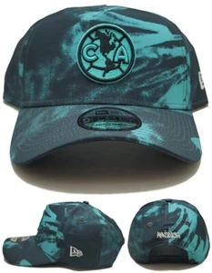 Club de Fútbol América New Era 9Forty Soccer Black Teal Snapback Era Hat Cap - Picture 1 of 9