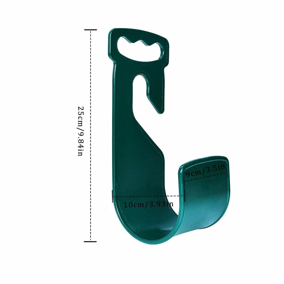 Lot of 60x Garden Water Hose Hanger Spigot/Wall Mount Holder Hook Dark Green - Image 1 of 4