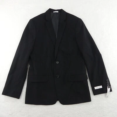 Calvin Klein Suit Jacket Boys 14 Reg Black K821301 - Image 1 of 4