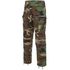 Pantalones de uniforme táctico Helikon-Tex BDU MK2 Woodland RipStop combate militar - Imagen 1 de 10