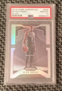 Kevin Durant 2019 Panini Chronicles Silber Prizm PSA 10 #508 Sonnen - Bild 1 von 1