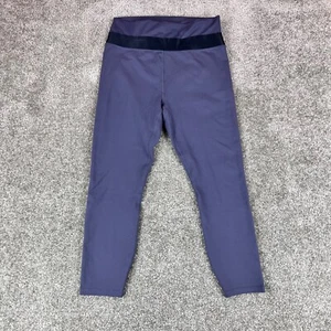 Fabletics Demi Lovato Valetta Sz L Compression Leggings Pewter HighRise Crop - Picture 1 of 11