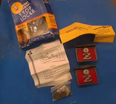 79-83 DATSUN 280ZX T-TOP T TOP INTERIOR MOLDURA CERRADURAS CON LLAVES NOS NIGHT WATCHMAN Foto 1 de 4