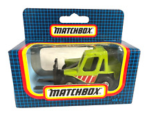 MB-61 Matchbox Green Fork-Lift Black Tine - Sealed 1990 Blue Window Box Die Cast