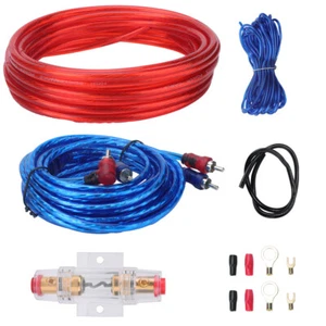 8 Gauge Speaker Wire 16ft Red/Black Car Audio Home Subwoofer Amplifier Cable - Picture 1 of 12