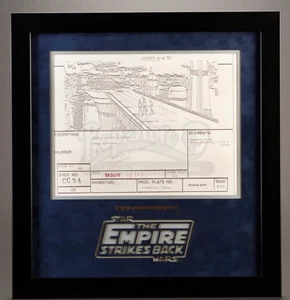 Star Wars-Ep V-ESB Signed Production Storyboard—Falcon on Cloud City (E23) - Picture 1 of 2