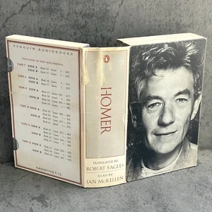 HOMER Audiobook 6-Cassettes Set Read byIan Mckellen VTG 1996 Penguin Books USA - Picture 1 of 5