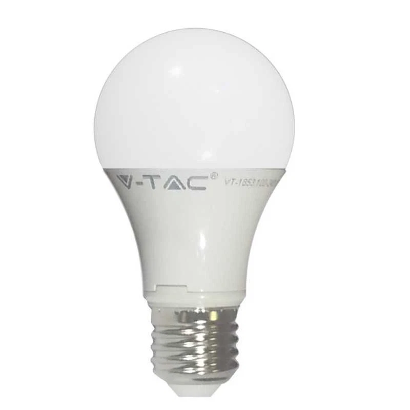 Light Bulb LED V-Tac Warm Light 2700K Neutral 4500K Cold 6000K E27 9W - Image 1 of 1
