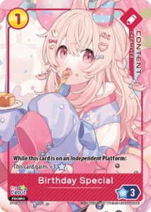 Oshi Push Birthday Special Promo Card - New - Picture 1 of 1