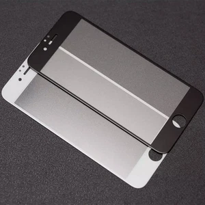Película protectora de vidrio templado esmerilado mate sin huellas dactilares para iPhone X 8 7 plus - Imagen 1 de 3