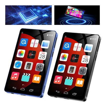 4.8" HD Touch Screen Android WiFi Bluetooth 5.0 FM HiFi MP3 MP4 Music Player - Image 1 of 4