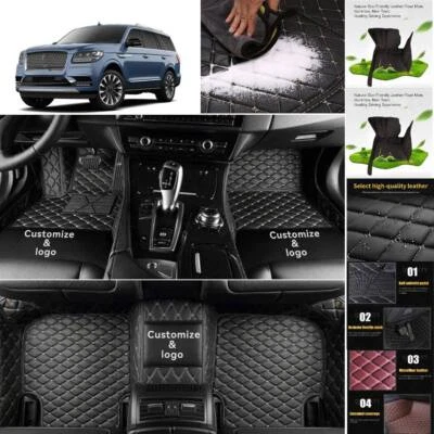 For Lincoln Navigator Car Floor Mats Waterproof Luxury Custom Auto Liner Carpets — 第 1/4 张图片