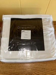 Dreamfit 100% Egyptian Cotton 4 Degree Sheet Sets Full XL WHITE COLOR irregular - Picture 1 of 5