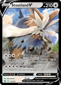 Pokemon TCG Stoutland V 117/163 ENG EXC/NM Battle Styles Stili di Lotta - Imagen 1 de 1