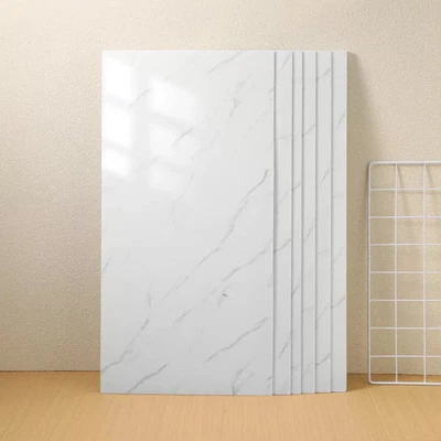 10Pcs Bathroom Wall Panels PVC Cladding Decor Shower Wet Wall Tile Marble Effect - Image 1 of 4