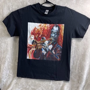 Louis Armstrong - What a Wonderful World, Camiseta, Talla Grande, 100% Algodón - Imagen 1 de 4