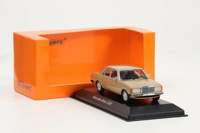 1:43 Minichamps Mercedes-Benz 230E W123 1982 Gold Metallic Maxichamps - Imagen 1 de 4