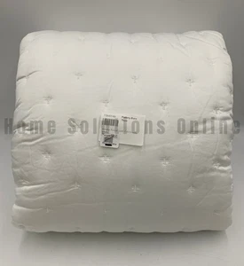 Edredón Pottery Barn Teen Amelia TENCEL™ blanco Full Queen #U1031 - Imagen 1 de 3
