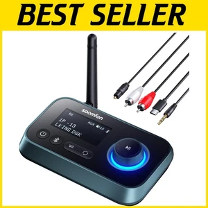 Vielseitiger Bluetooth Transmitter für TV - zwei Verbindungen & breite Kompatibilität - Bild 1 von 9