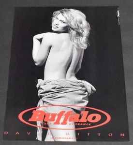 1994 Print Ad Sexy Fashion Blonde Lady Feminine Beauty Smooth Buffalo Got Back T - Bild 1 von 1