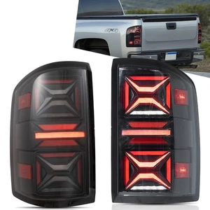 VLAND Full LED Tail Lights For 2007-2013 Chevrolet Silverado1500 2500/3500HD L+R - Picture 1 of 8