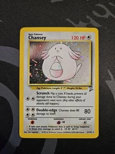 Chansey 3/130 Base Set 2 Holo Rare NM - Picture 1 of 6