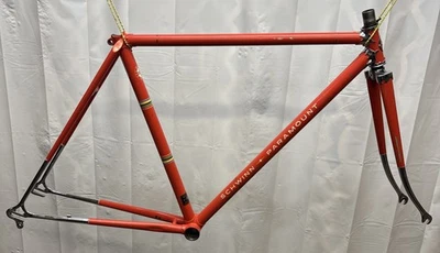 Cuadro Schwinn P-13 Deluxe Racing Paramount 73 en naranja atardecer - raro pequeño 19,5"" Foto 1 de 4