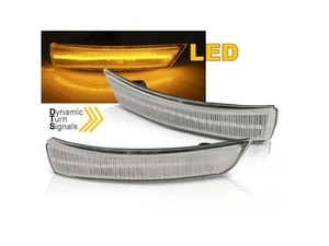 SIDE DIRECTION fits FORD FOCUS MK2 MK3 2008-2017/ MONDEO MK4 2010-2014 LED WHITE - Picture 1 of 3