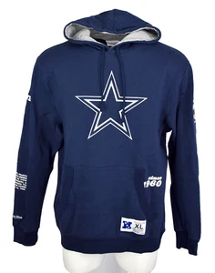 Sudadera con capucha polar Mitchell & Ness para hombre talla XL Dallas Cowboys Team Origins $125 - Imagen 1 de 16