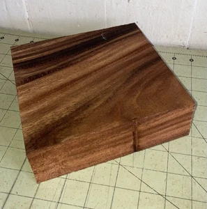 One Hawaiian Monkey Pod Block~ 6 7/8" x 6 2/3" x 2" Bowl  Turning (#615) - Picture 1 of 6