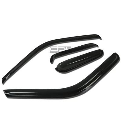 Ajuste 94-99 Chevy/Gmc C/K Ext Humo Ventana Visera/Deflector de Viento Ventilación Protector de Lluvia Foto 1 de 4