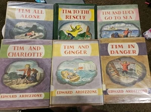 Edward Ardizzone Hardcover Buch Lot ‐ Tim In Danger, Tim All Alone, + andere - Bild 1 von 7