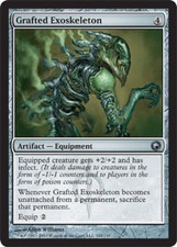 1x Grafted Exoskeleton - Foil NM, English MTG Scars of Mirrodin