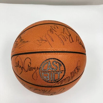 1985-1987 Boston Celtics Team Signed Basketball JSA COA - Image 1 of 4