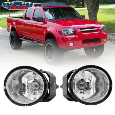 Luces antiniebla aptas para Nissan Frontier Xterra 2001-2004 lámpara de parachoques de conducción con cable Foto 1 de 4