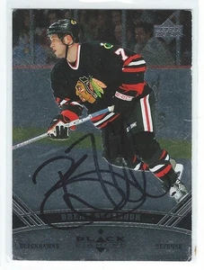 Brent Seabrook Signed 2006/07 Black Diamond Card #19 Chicago Blackhawks - Picture 1 of 2